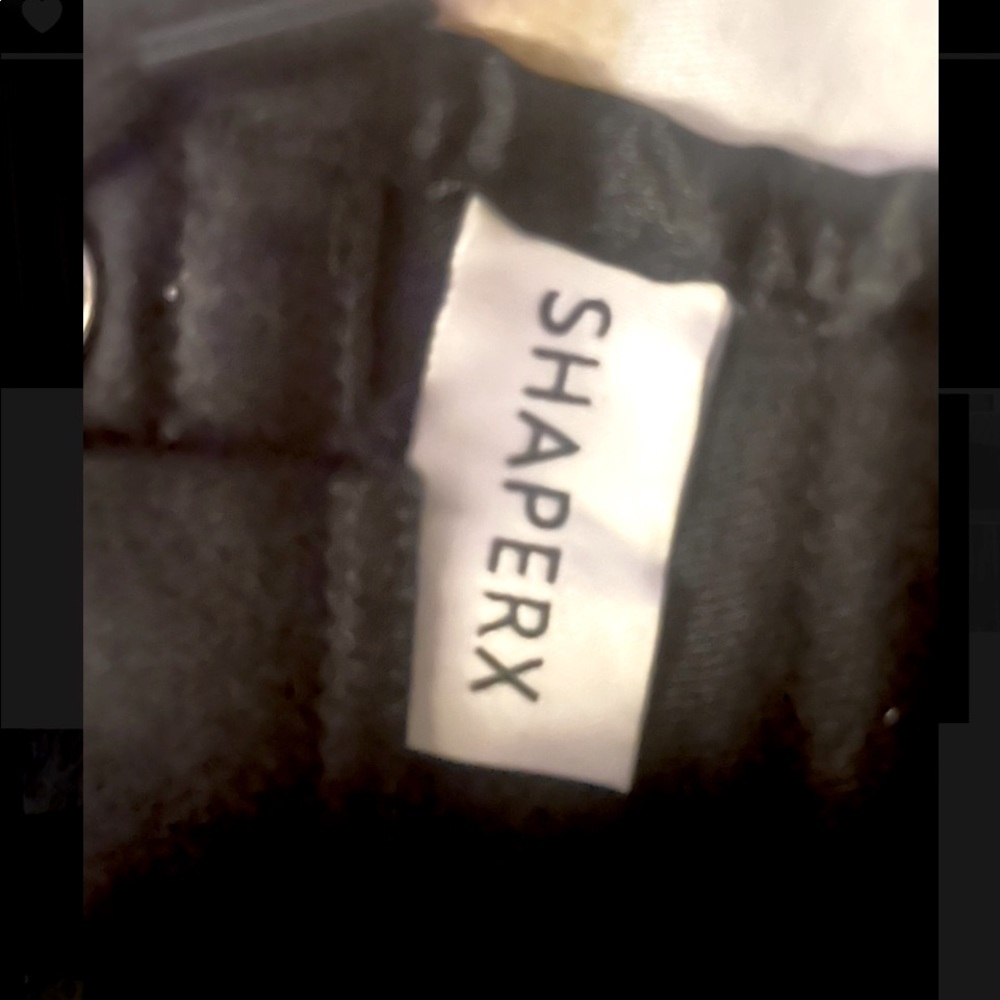 Black Satin Corset with hooks and adjustable laces in the back. - Picture 5 of 5